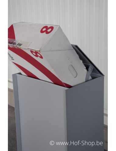 Dropbox Small RAL 9006 - pakketbus aluminium