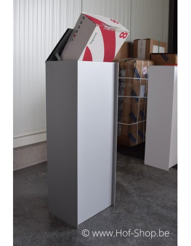 Dropbox Small RAL 9006 Back Door - ONZO boîte à colis aluminium