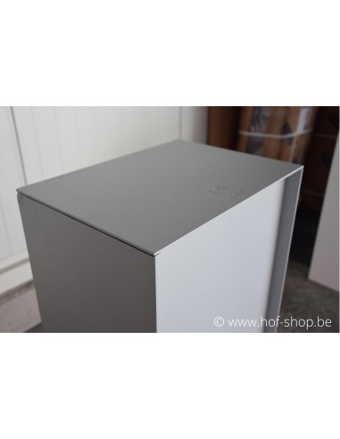 Dropbox Small RAL 9006 Back Door - ONZO boîte à colis aluminium