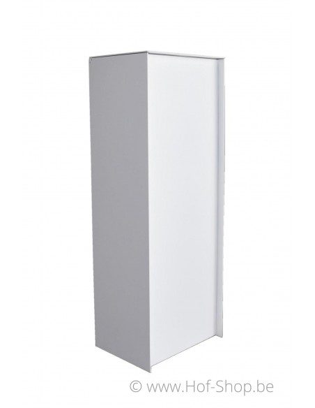 Dropbox Small RAL 9016 - pakketbus aluminium