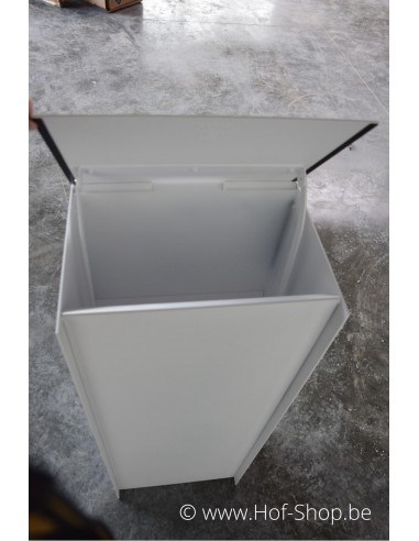 Dropbox Small RAL 9016 - pakketbus aluminium