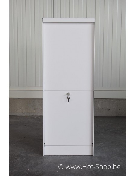 Dropbox Small RAL 9016 - pakketbus aluminium