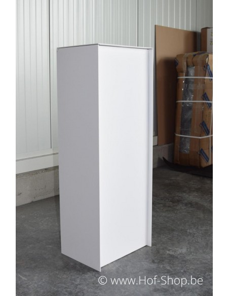 Dropbox Small RAL 9016 - pakketbus aluminium