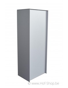 Dropbox Small RAL 9006 - pakketbus aluminium
