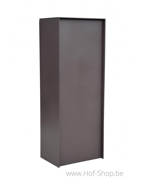 Dropbox Small RAL 8019 - pakketbus aluminium