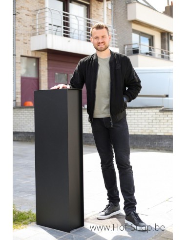 Fenix Top Medium RAL 9005 - boîte à colis eSafe aluminium