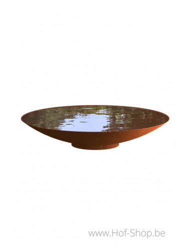 Waterschaal 200 x 31 cm - cortenstaal