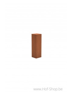 Sokkel Pedestal 30 x 30 x 100 - zuil in cortenstaal