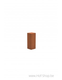 Socle 30 x 30 x 80 - socle en acier corten