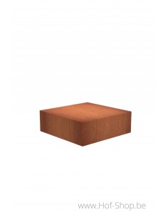Sokkel Pedestal 120 x 120 x 40 - zuil in cortenstaal