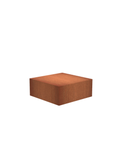 Sokkel Pedestal 100 x 100 x 40 - zuil in cortenstaal