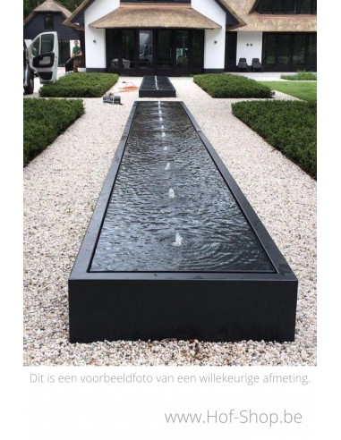 Watertafel 500 x 100 x 40 cm - watertafel Adezz aluminium