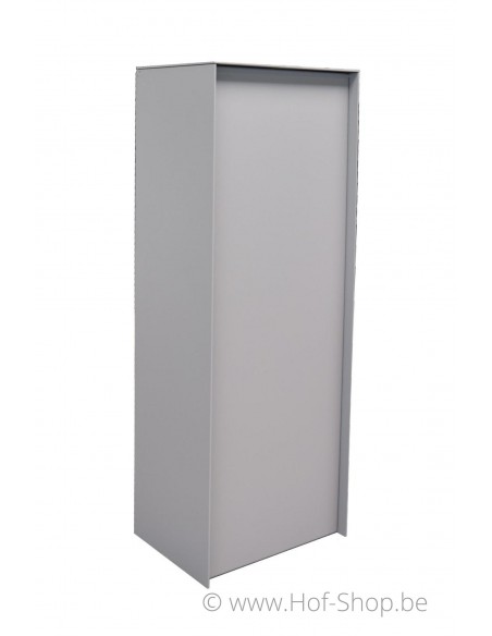 Dropbox Small RAL 9007 - pakketbus aluminium