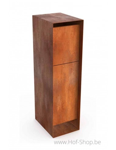Pakun - Geroba boîte à colis en acier corten