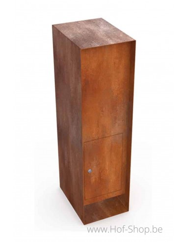 Pakun - Geroba boîte à colis en acier corten