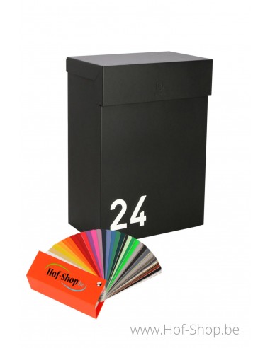 Shopperbox PB digitaal slot met RAL-kleur - pakketbus aluminium