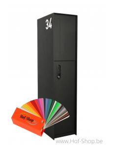 Fenix Front avec une couleur de votre choix - boîte à colis eSafe aluminium