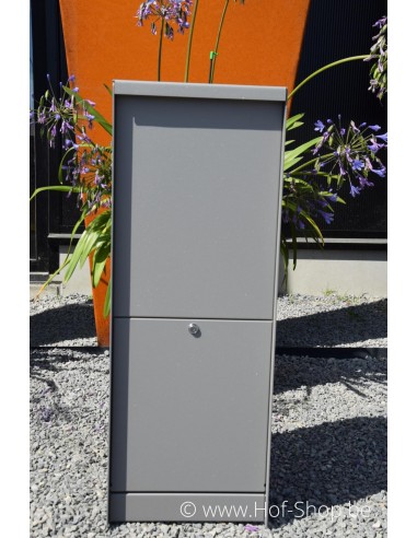 Dropbox Small RAL 9007 Back Door - ONZO boîte à colis aluminium