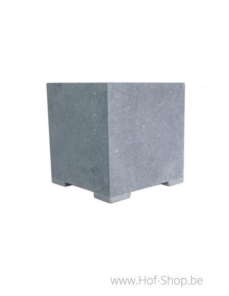 Square Modern 40 x 40 x 62 cm - VASP Jardinière en pierre bleue