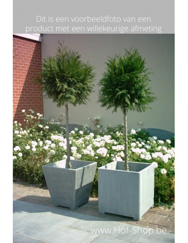 Square Modern 40 x 40 x 62 cm - VASP Jardinière en pierre bleue