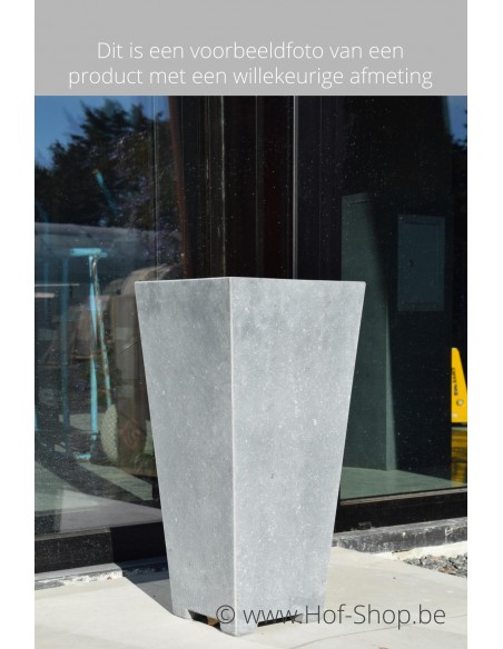 Cone Modern 30 x 20 x 60 cm - Jardinière en pierre bleue