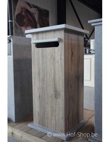Postpakket 1 Aspect bois - boîte à colis en pierre bleue