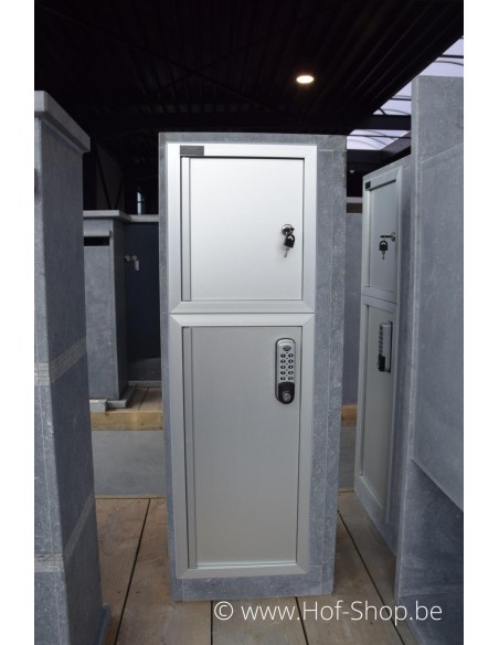 Alicante l'aspect bois Digital Lock BDXL & BDM - boîte à colis en pierre bleue