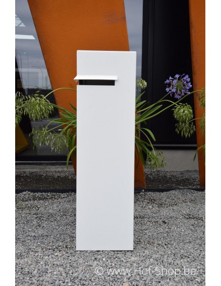 Ivar RAL 9016 - brievenbus aluminium