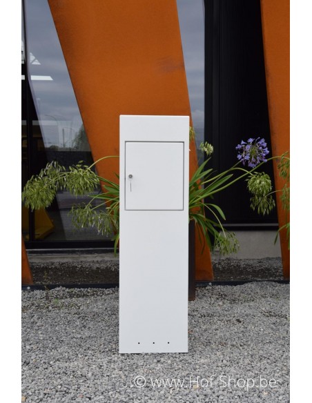Ivar RAL 9016 - brievenbus aluminium