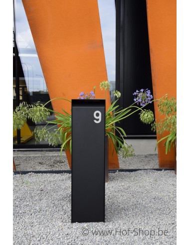 Nexus Medium RAL 9005 - boîte à colis ONZO aluminium