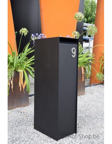Nexus Medium RAL 9005 - boîte à colis ONZO aluminium