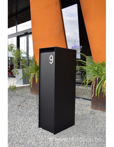 Nexus Medium RAL 9005 - boîte à colis ONZO aluminium