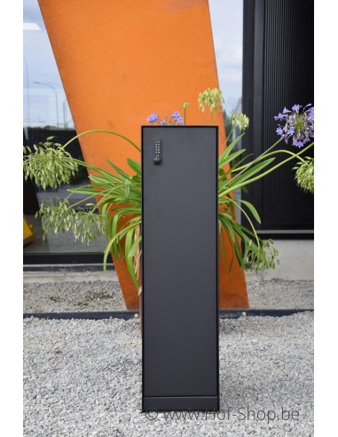 Nexus Medium RAL 9005 - boîte à colis ONZO aluminium