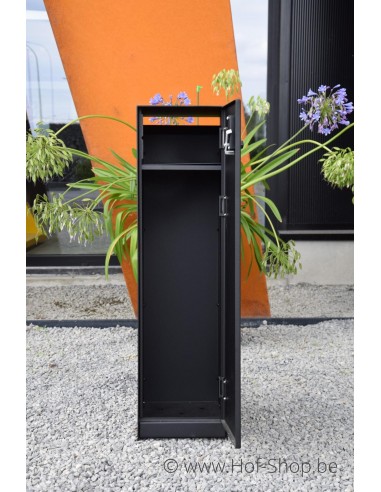 Nexus Medium RAL 9005 - boîte à colis ONZO aluminium