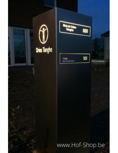 Totem Nivo 35120 - brievenbus inox