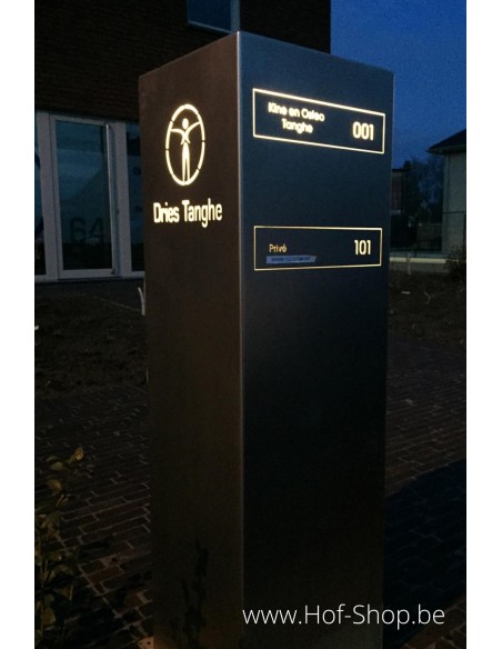 Totem Nivo 35120 - brievenbus inox