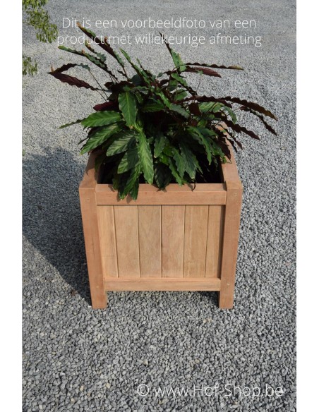 Valencia 60 x 60 x 60 cm - Plantenbak in hardhout