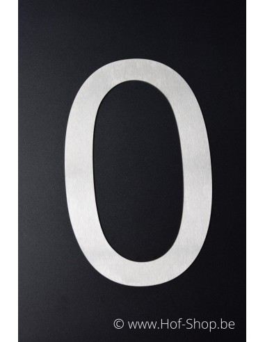 Numéro 0 - acier inoxydable de 30 cm de haut (Ari) - Fin de série