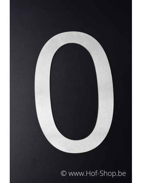 Numéro 0 - acier inoxydable de 30 cm de haut (Ari) - Fin de série