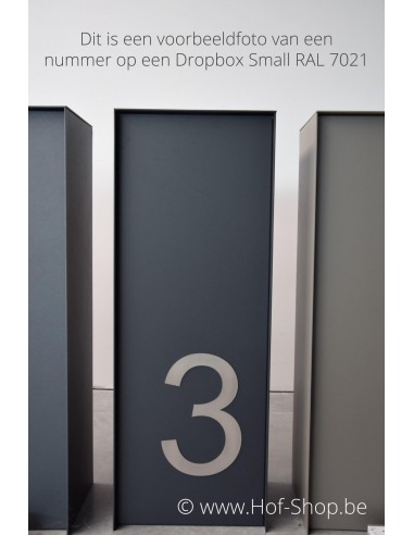 Numéro 0 - acier inoxydable de 30 cm de haut (Ari) - Fin de série