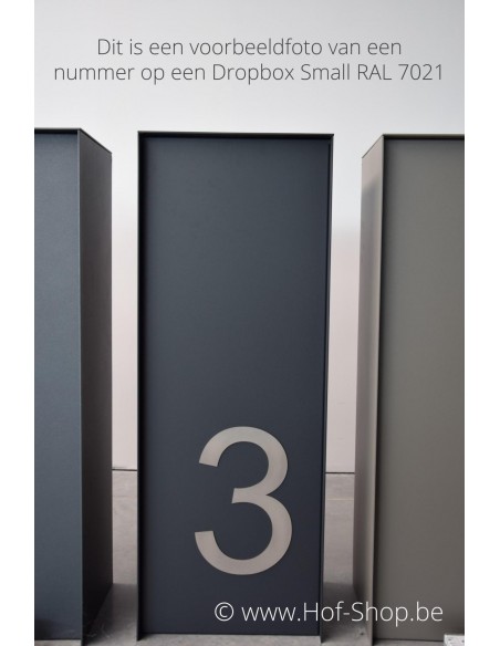 Numéro 7 - acier inoxydable de 30 cm de haut (Ari) - Fin de série