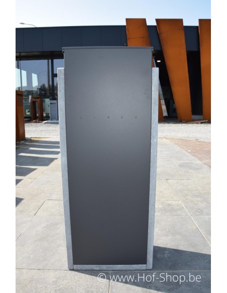 Torino Big Parcel Front Door anthracite - boîte à colis VASP en pierre blue
