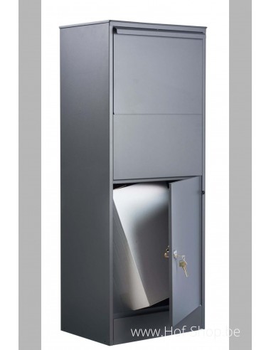 Allux 800 Large anthracite Front Door rukolock - boîte à colis