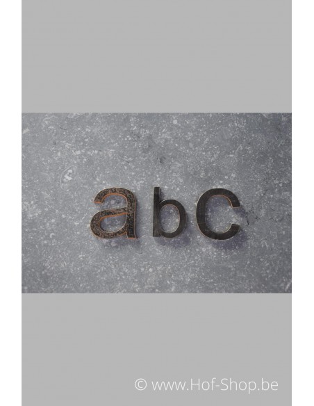 Letters - cortenstaal 5 cm hoog (Ari)