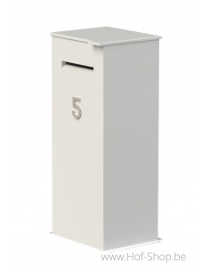 Case RAL 9016 - boîte à colis Adezz aluminium