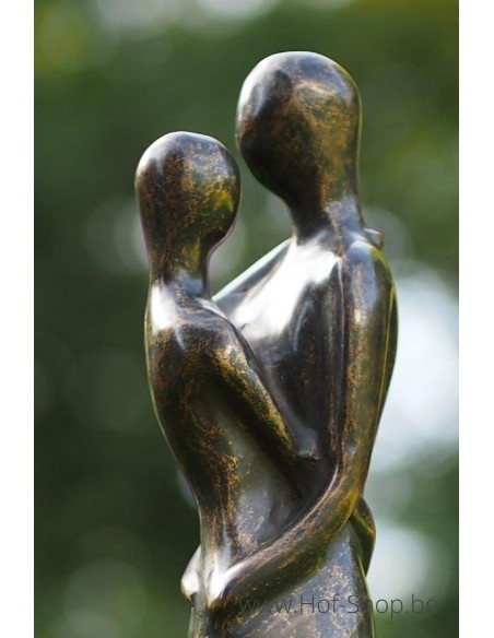 Liefdespaar - bronzen beeld