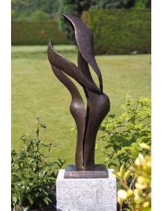 Sculpture moderne Harmonie - statue en bronze (AN0819BR-BI)