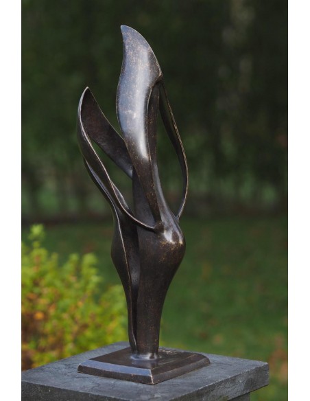 Modern Liefdespaar - bronzen beeld