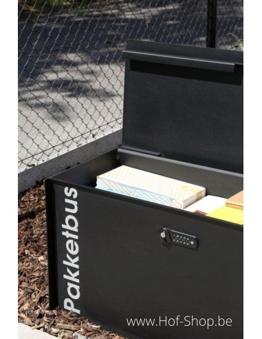 Bulkbox RAL 9005 - XXL pakketbus aluminium