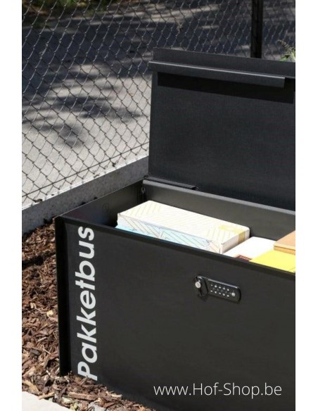 Bulkbox RAL 9005 - XXL pakketbus aluminium